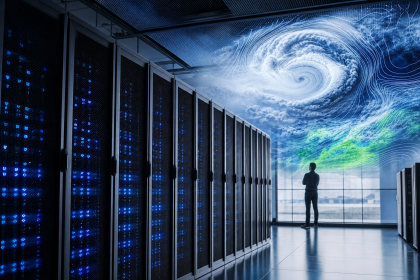 Supercomputador usado pelo INPE para gerar previsões meteorológicas de alta resolução