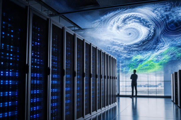 Supercomputador usado pelo INPE para gerar previsões meteorológicas de alta resolução